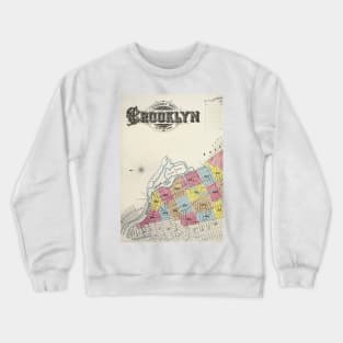 Brooklyn Map Crewneck Sweatshirt